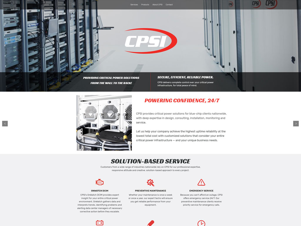 CPSI Website Screenshot