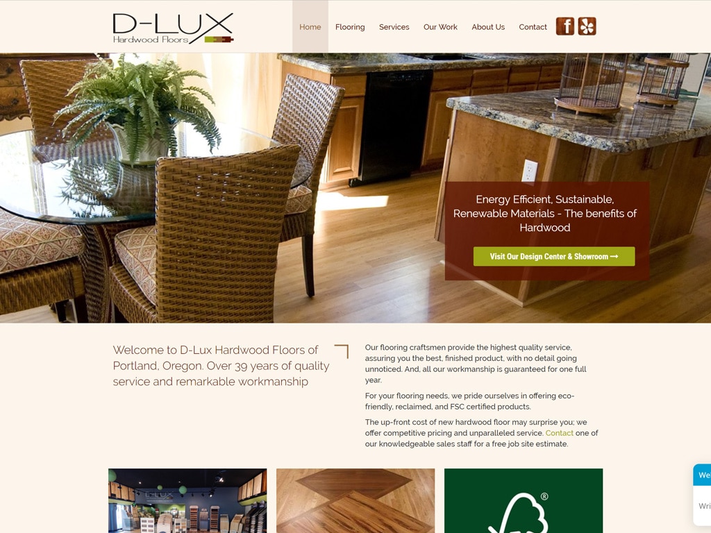 Dlux Floors Website Thumbnail