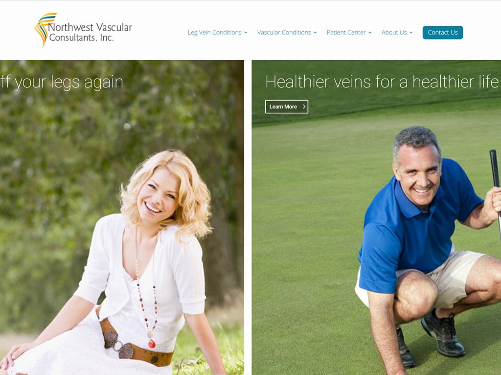 Northwest Vascular Consultants Website Thumbnail