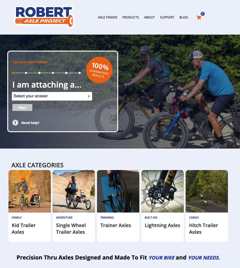 robert axle project homepage website