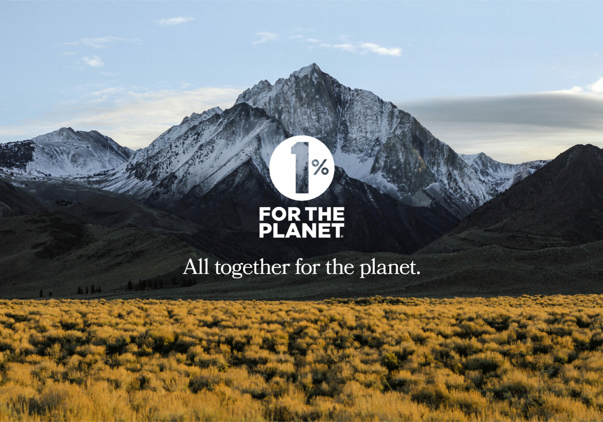 All Together For The Planet - Alpenglow Agency is a 1% for the Planet Certified WordPress web developer in Bend, Oregon